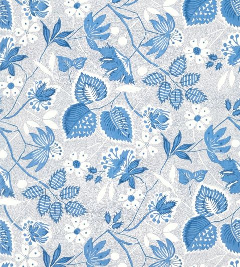 Indienne Hazel Wallpaper by Anna French Blue
