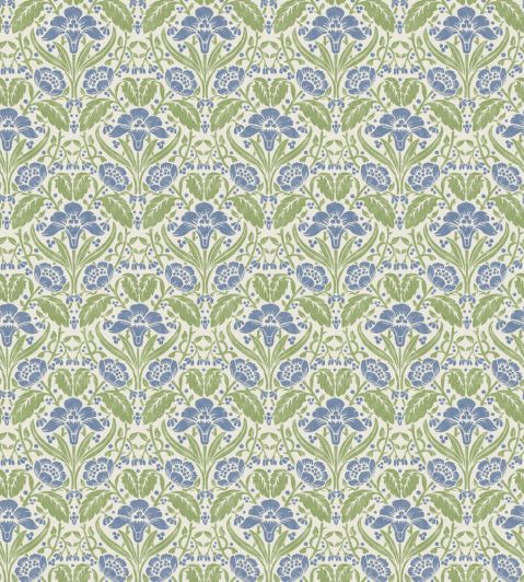 Iris Meadow Wallpaper by GP & J Baker Blue/Green