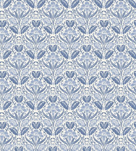 Iris Meadow Wallpaper by GP & J Baker Blue
