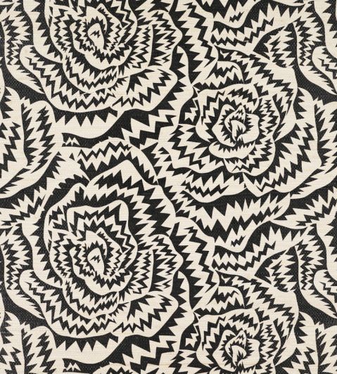 Jagged Roses Wallpaper by Kirkby Design Monochrome