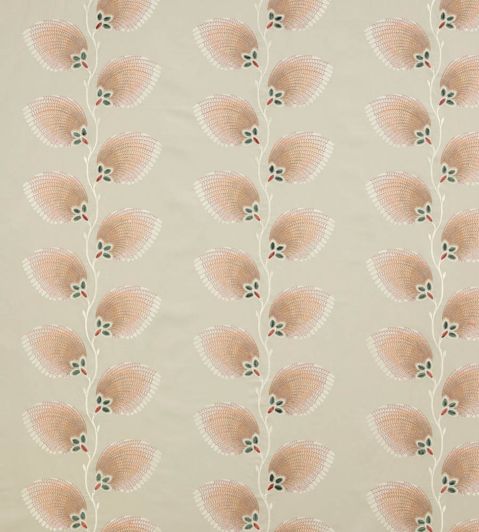 Lelani Fabric by Jane Churchill Silver / Pink