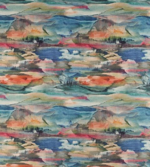 Solace Velvet Fabric by Jane Churchill Multi