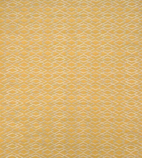 Geometric Silk Wallpaper by Jane Churchill Gold