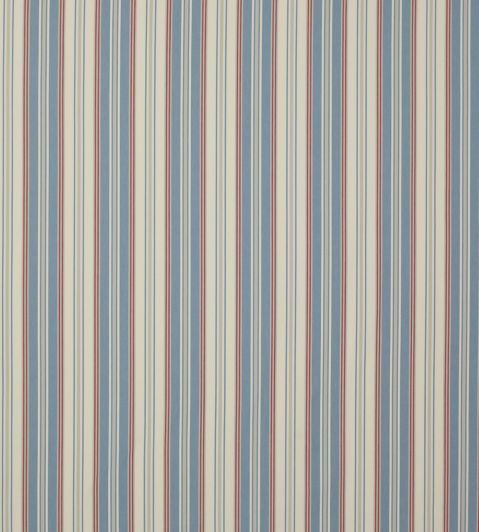 Hopwell Stripe Fabric by Jane Churchill Blue/Red