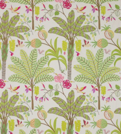 Maracatu Fabric by Jane Churchill Lime Green