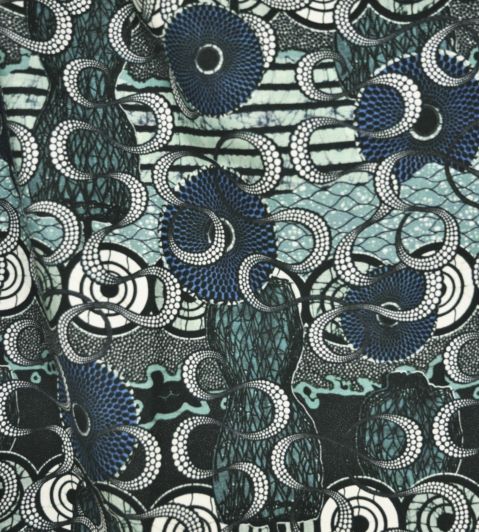 Meltingpot Fabric by Jean Paul Gaultier Aqua