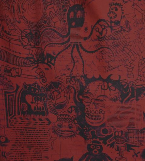 Street Fabric by Jean Paul Gaultier Rouge