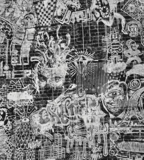 Underground Fabric by Jean Paul Gaultier Noir