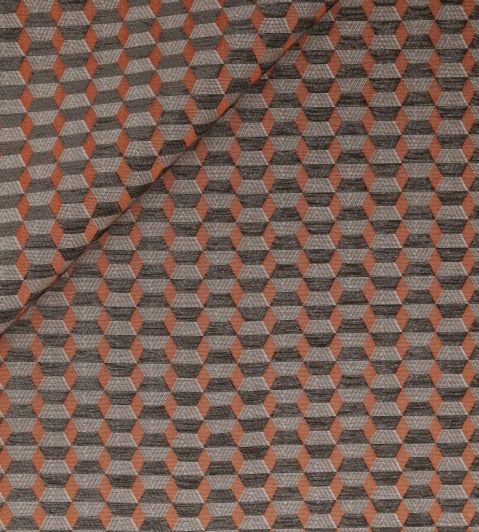 Nasrid Fabric by Jim Thompson Terracotta