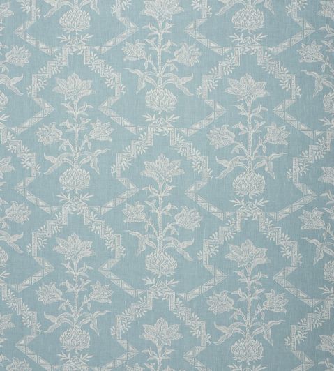 Amaryllis Fabric by Jim Thompson No.9 Aquamarine