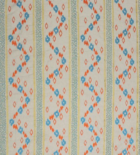 Chine Stripe Fabric by Jim Thompson No.9 Stained Glass