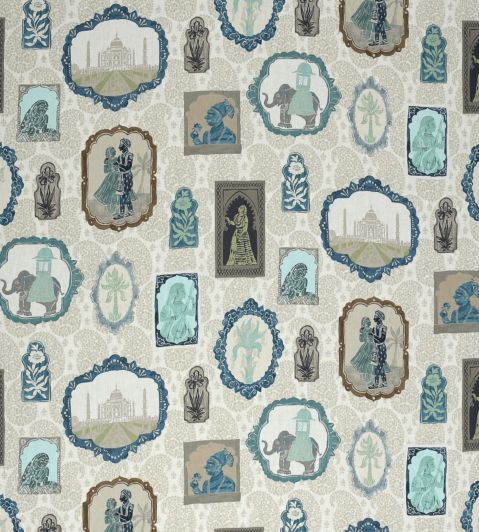 Maharaja Fabric by Jim Thompson No.9 Mineral Water