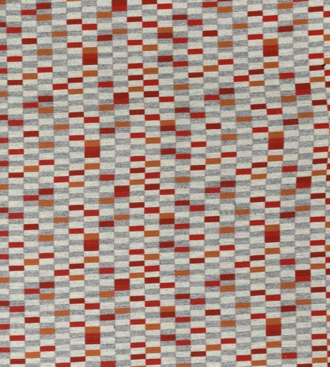 Tetris Fabric by Jim Thompson No.9 Poppy