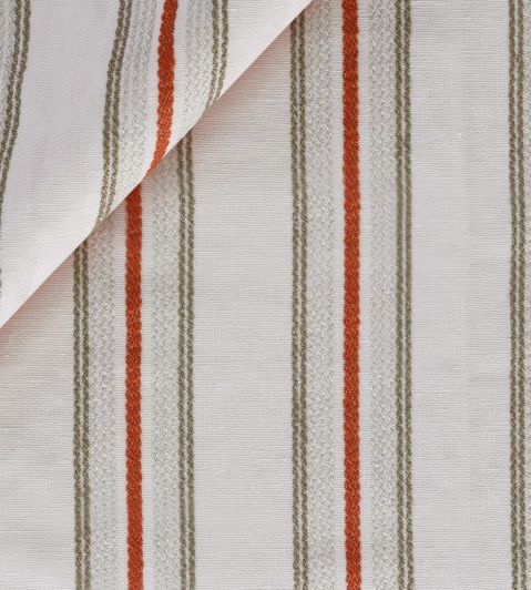 Rhodes Fabric by Jim Thompson No.9 Orange/Linen