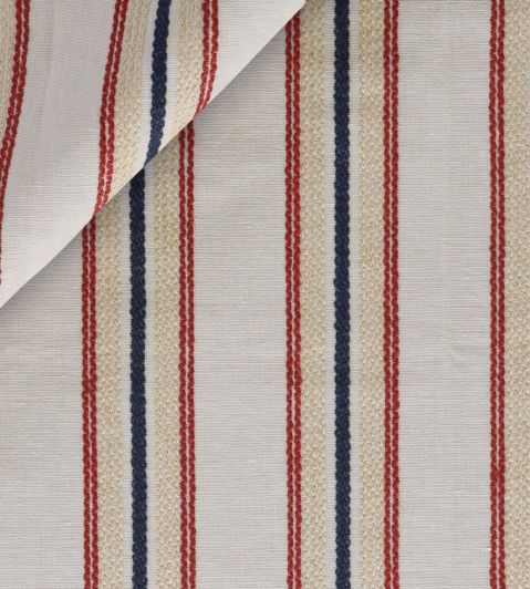 Rhodes Fabric by Jim Thompson No.9 Red/Navy