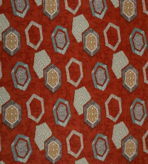 Nishiki Fabric by Jim Thompson No.9 Earth Tones