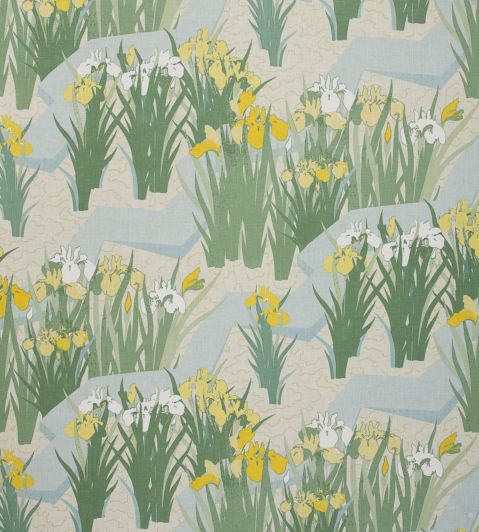 Water Garden Fabric by Jim Thompson No.9 Silver Light
