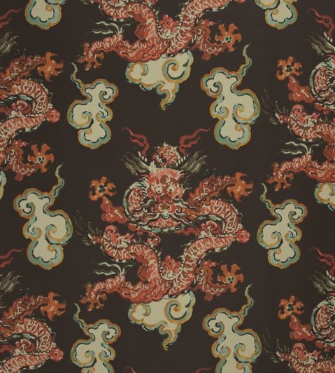 Dragon Dance Wallpaper by Jim Thompson No.9 Chinese Spice