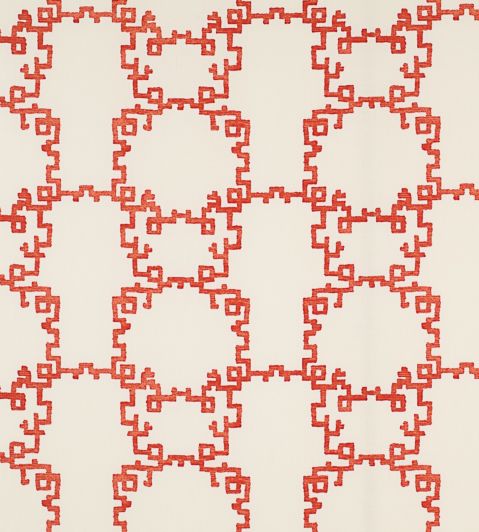 Lhasa Fabric by Jim Thompson No.9 Cherry Tomato