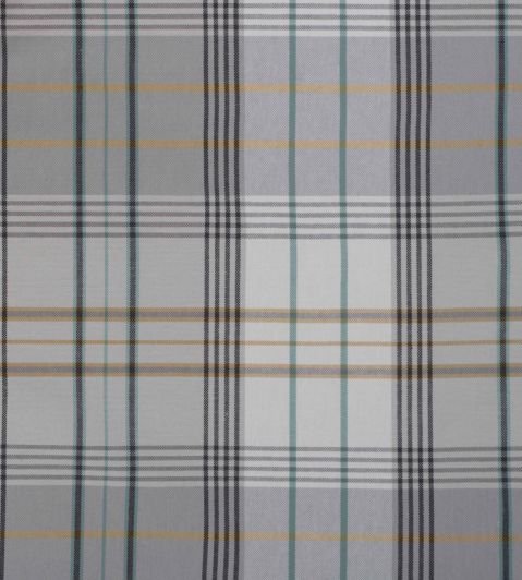 Arani Check Fabric by Jim Thompson No.9 Grey + Gold