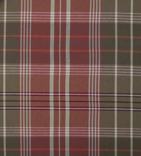 Arani Check Fabric by Jim Thompson No.9 Paprika