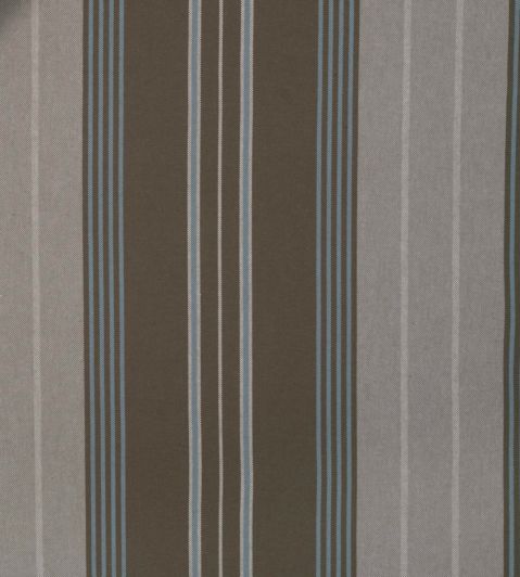 Arani Stripe Fabric by Jim Thompson No.9 Chocolate