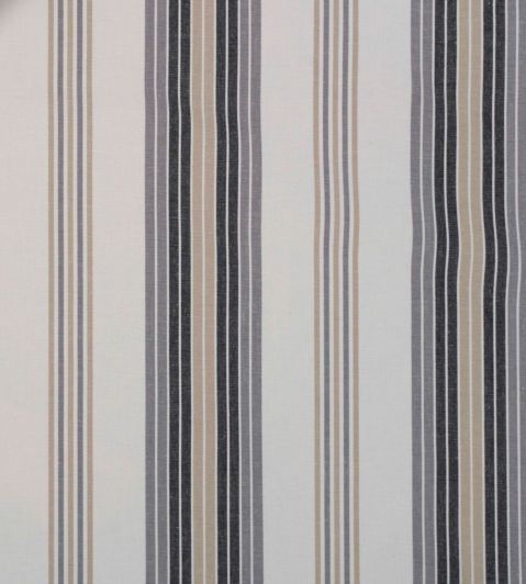 Bangaru Stripe Fabric by Jim Thompson No.9 Graphite