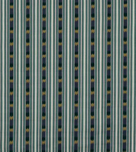 Kendra Stripe Fabric by Jane Churchill Indigo/Teal