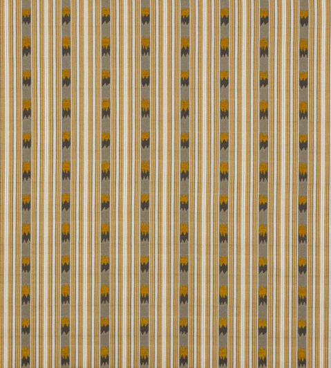 Kendra Stripe Fabric by Jane Churchill Ochre/Charcoal