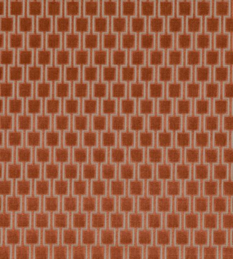 Bakerloo Fabric by Kirkby Design Burnt Orange