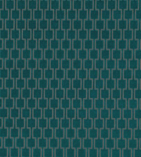 Bakerloo Fabric by Kirkby Design Teal