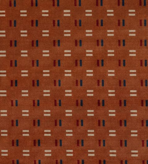 Hammersmith Fabric by Kirkby Design Burnt Orange