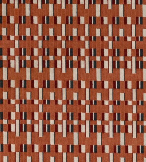 Metropolitan Fabric by Kirkby Design Burnt Orange