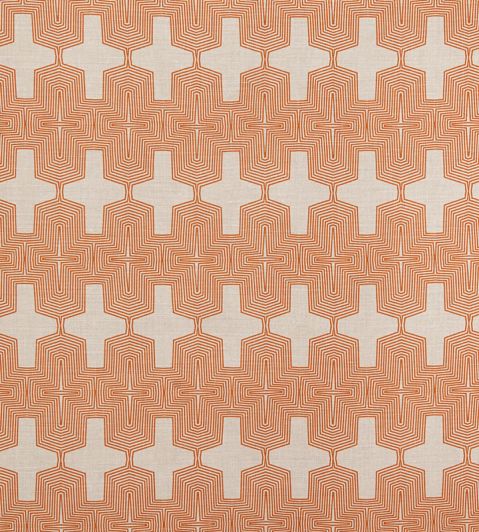 Laguna Fabric by Christopher Farr Cloth Orange