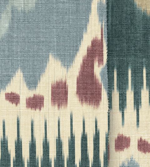 Kimono Fabric by Lewis & Wood Cayenne Blue