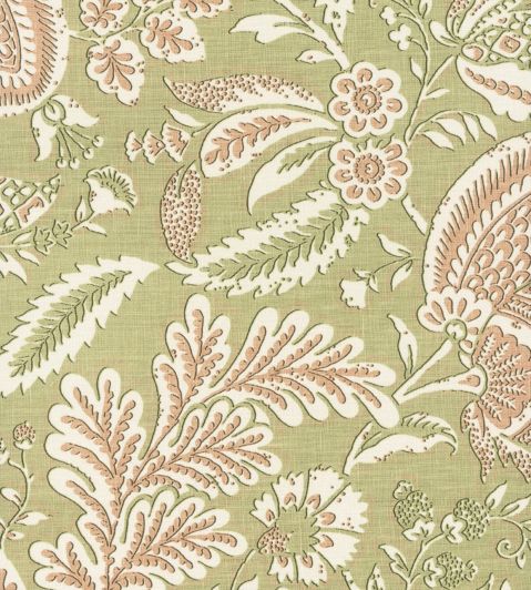 Wykeham Fabric by Lewis & Wood Spring Green
