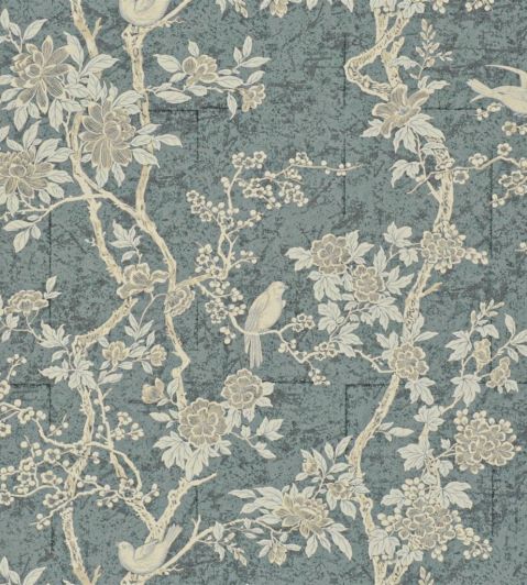 Marlowe Floral Wallpaper by Ralph Lauren Slate