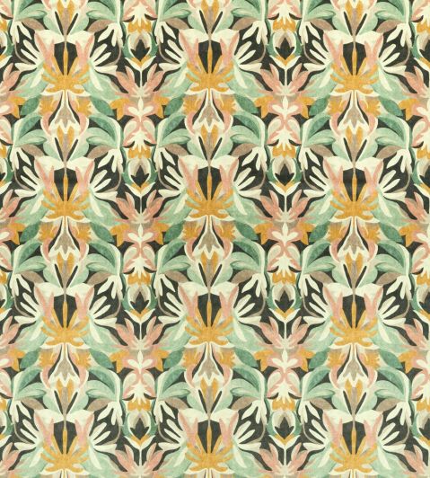 Melora Fabric by Harlequin Positano / Succulent / Amber Light