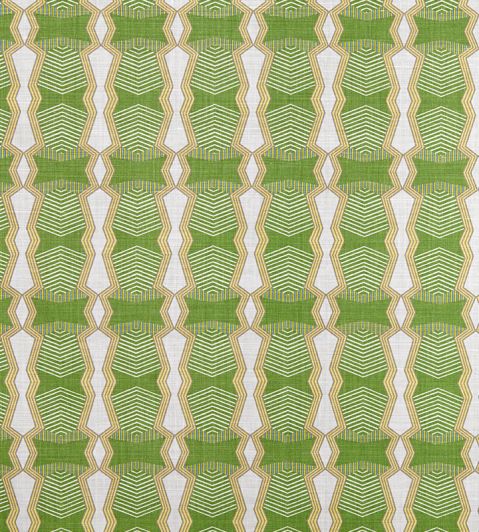 Memphis Fabric by Christopher Farr Cloth Green