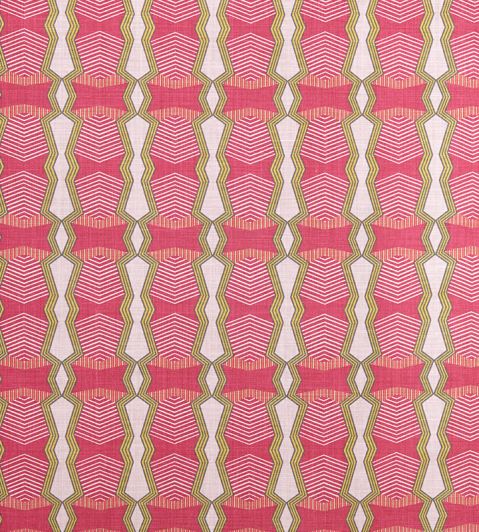 Memphis Fabric by Christopher Farr Cloth Hot Pink