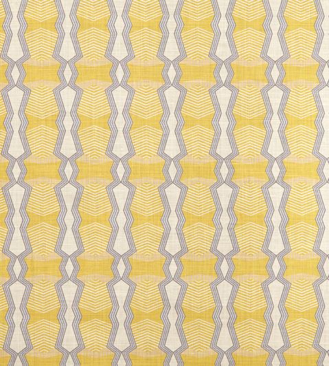 Memphis Fabric by Christopher Farr Cloth Lemon