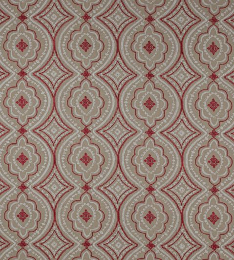 Menara Fabric by Jane Churchill Red