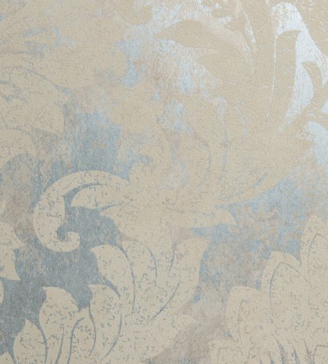Metallic Damask Wallpaper in Neutral by Today Interiors | Jane Clayton