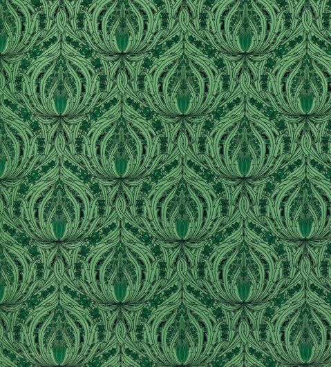 Mildmay Fabric by Archive Goblin Green