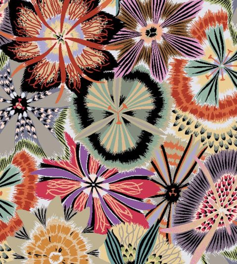 PassifloraGiant Fabric by MISSONI Home Collection Arancio Multicolor