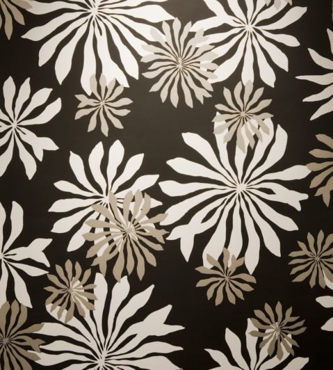 Fleur Wallpaper by MissPrint Black