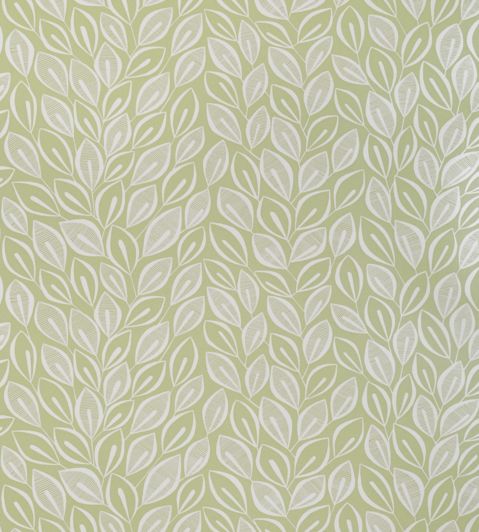 Leaves Wallpaper by MissPrint Absinthe with White
