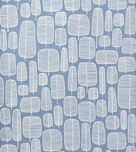 Little Trees Wallpaper by MissPrint Cornflower