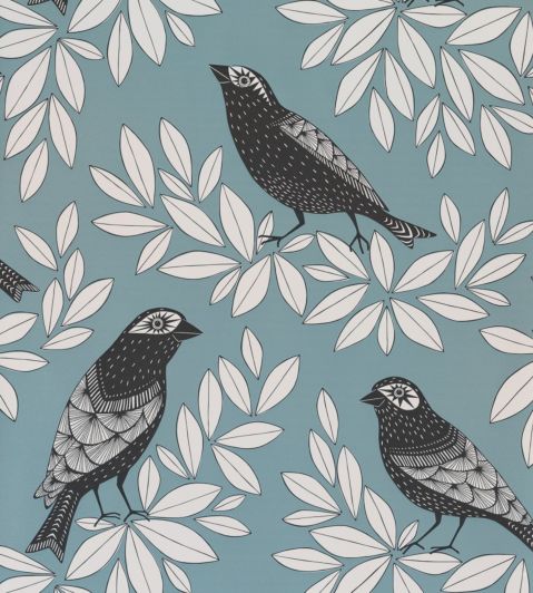 Songbird Wallpaper by MissPrint Blue Jay