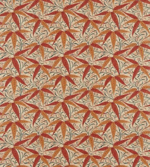 Bamboo Fabric by Morris & Co Russet/Siena